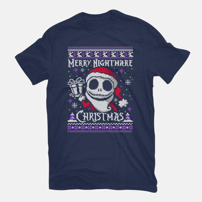 Merry Nightmare Christmas-Mens-Basic-Tee-NemiMakeit