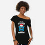 Hungry Monster-Womens-Off Shoulder-Tee-krisren28