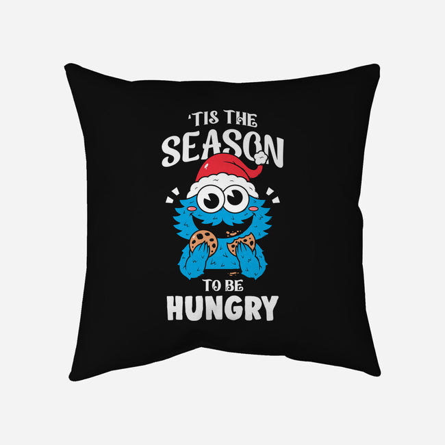 Hungry Monster-None-Non-Removable Cover w Insert-Throw Pillow-krisren28