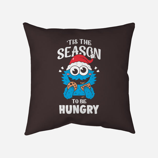 Hungry Monster-None-Non-Removable Cover w Insert-Throw Pillow-krisren28