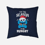 Hungry Monster-None-Removable Cover-Throw Pillow-krisren28