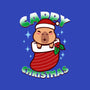 Cappy Xmas-Womens-V-Neck-Tee-Boggs Nicolas