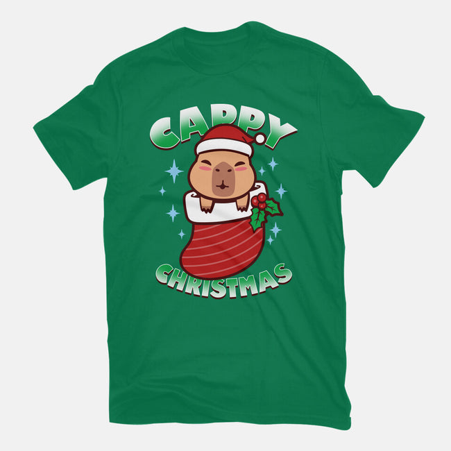 Cappy Xmas-Womens-Fitted-Tee-Boggs Nicolas