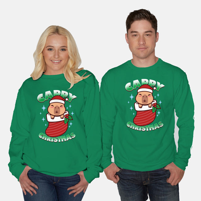 Cappy Xmas-Unisex-Crew Neck-Sweatshirt-Boggs Nicolas