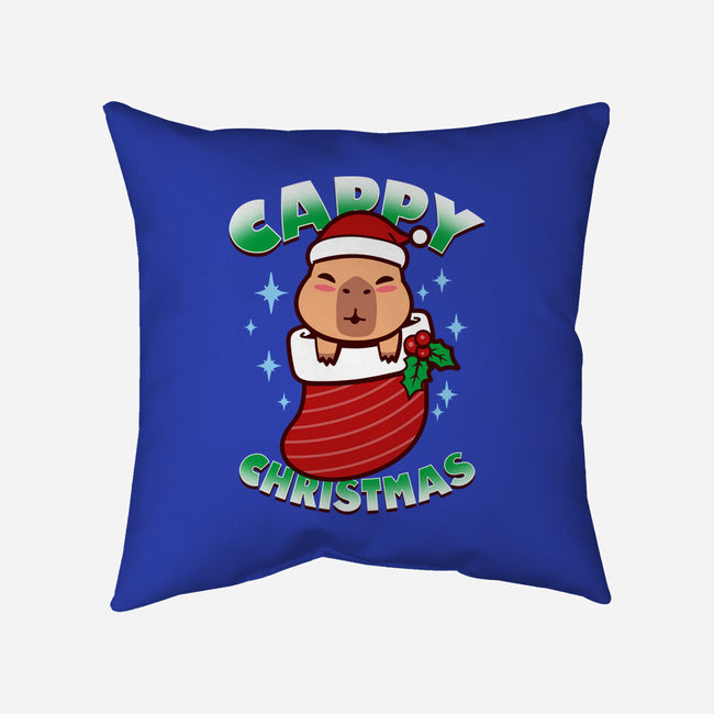 Cappy Xmas-None-Non-Removable Cover w Insert-Throw Pillow-Boggs Nicolas