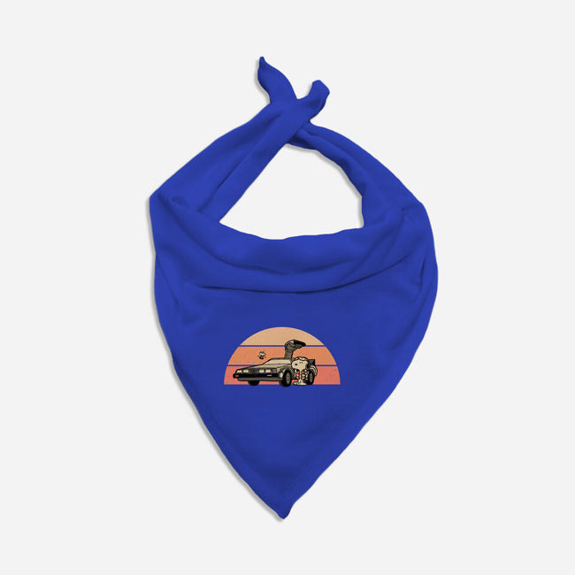 Outatime Beagle-Cat-Bandana-Pet Collar-retrodivision