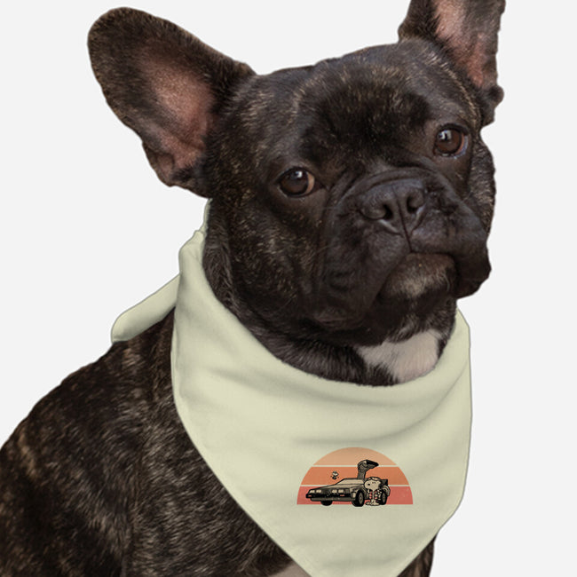 Outatime Beagle-Dog-Bandana-Pet Collar-retrodivision