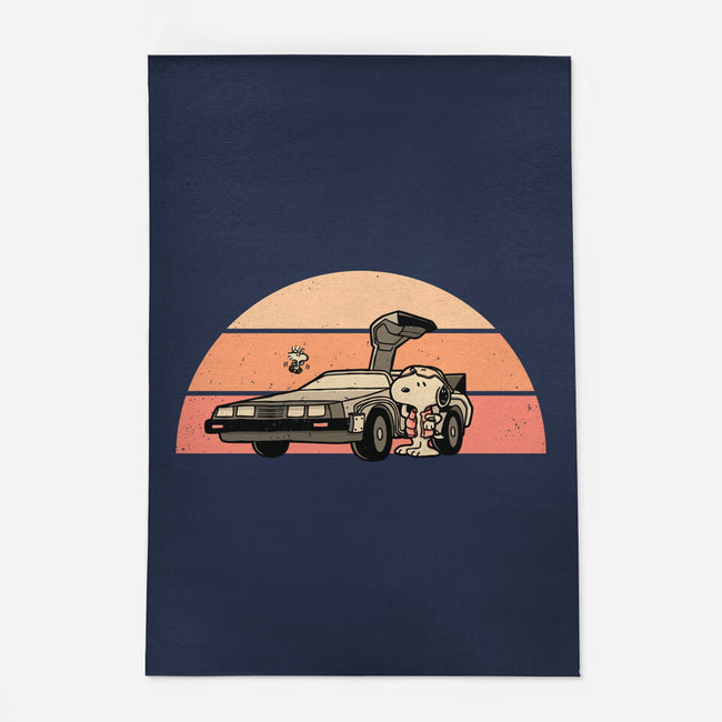 Outatime Beagle-None-Outdoor-Rug-retrodivision