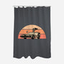 Outatime Beagle-None-Polyester-Shower Curtain-retrodivision