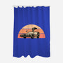 Outatime Beagle-None-Polyester-Shower Curtain-retrodivision