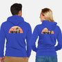 Outatime Beagle-Unisex-Zip-Up-Sweatshirt-retrodivision