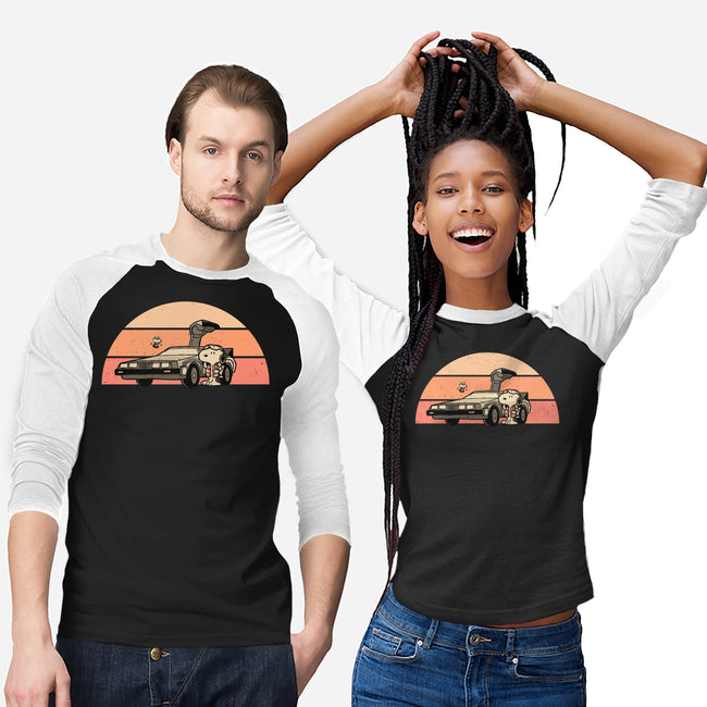 Outatime Beagle-Unisex-Baseball-Tee-retrodivision