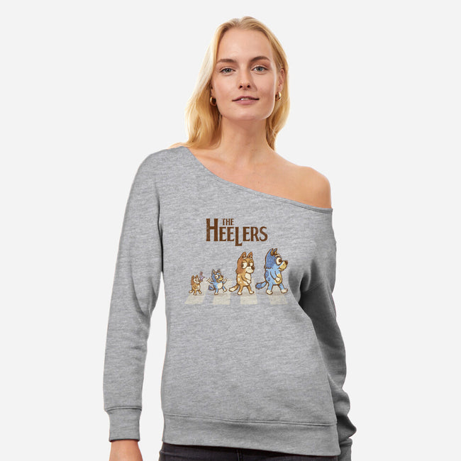 The Heelers Road-Womens-Off Shoulder-Sweatshirt-kg07