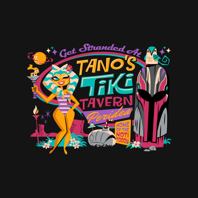 Tano's Tiki Tavern-Womens-Off Shoulder-Sweatshirt-Wheels