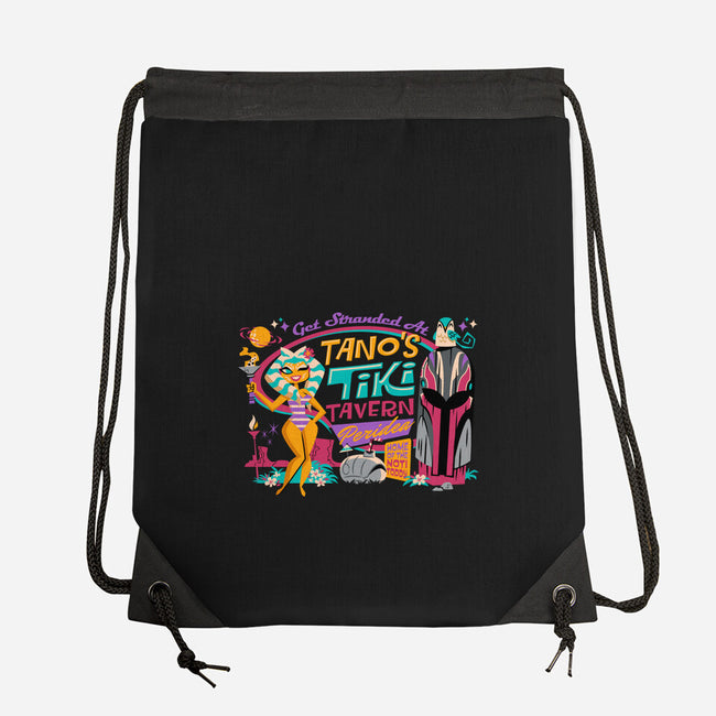 Tano's Tiki Tavern-None-Drawstring-Bag-Wheels