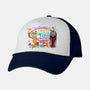 Tano's Tiki Tavern-Unisex-Trucker-Hat-Wheels