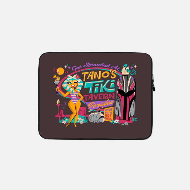 Tano's Tiki Tavern-None-Zippered-Laptop Sleeve-Wheels