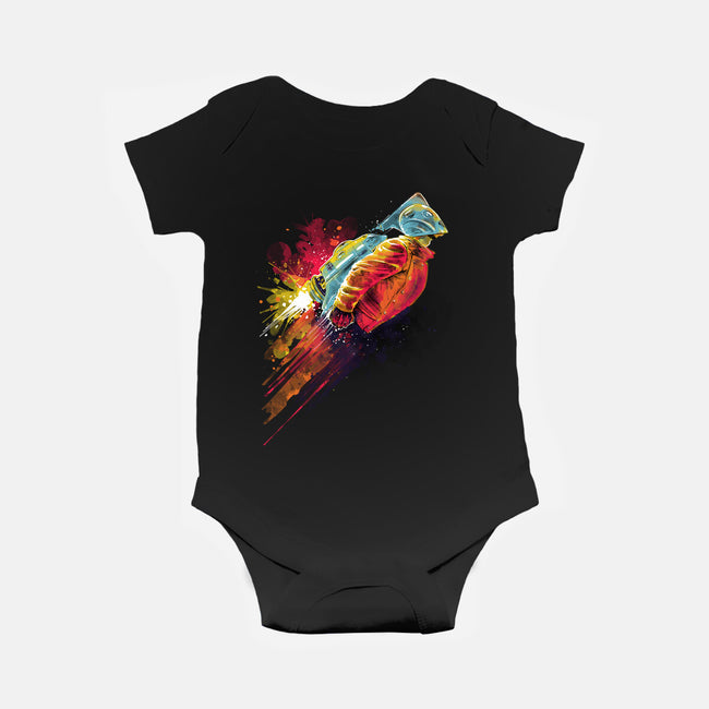 Human Rocket-Baby-Basic-Onesie-zascanauta