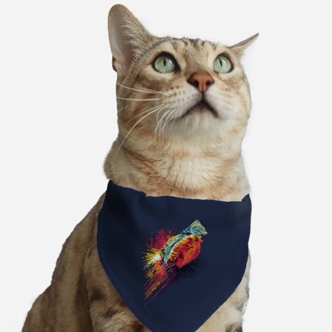 Human Rocket-Cat-Adjustable-Pet Collar-zascanauta