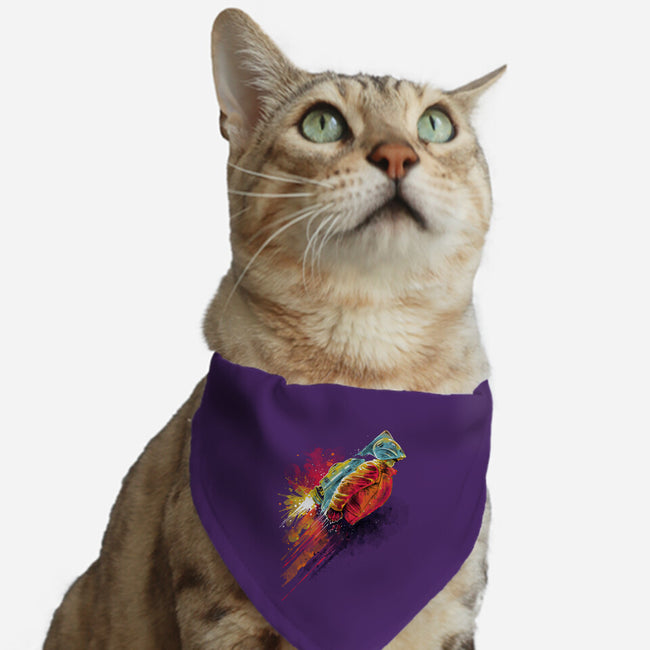 Human Rocket-Cat-Adjustable-Pet Collar-zascanauta