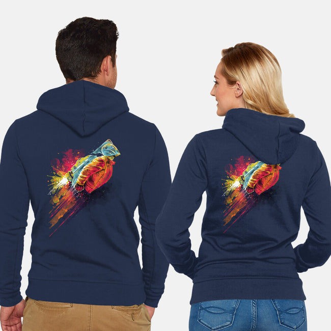 Human Rocket-Unisex-Zip-Up-Sweatshirt-zascanauta