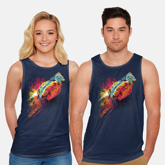 Human Rocket-Unisex-Basic-Tank-zascanauta