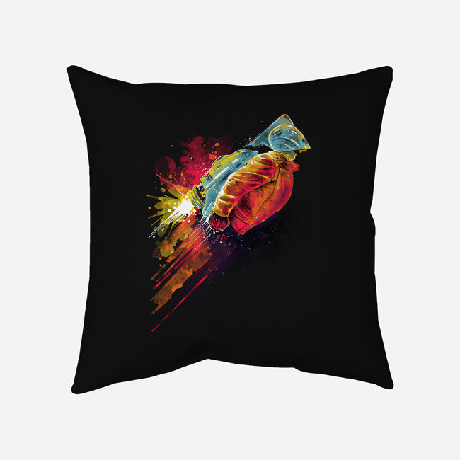 Human Rocket-None-Non-Removable Cover w Insert-Throw Pillow-zascanauta