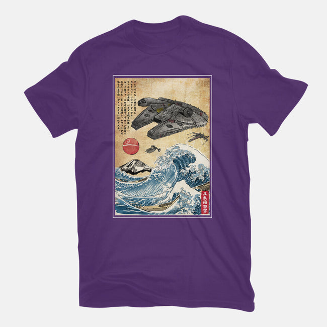 Rebels In Japan Woodblock-Womens-Fitted-Tee-DrMonekers