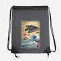 Rebels In Japan Woodblock-None-Drawstring-Bag-DrMonekers