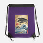 Rebels In Japan Woodblock-None-Drawstring-Bag-DrMonekers