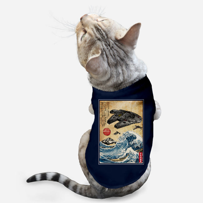 Rebels In Japan Woodblock-Cat-Basic-Pet Tank-DrMonekers