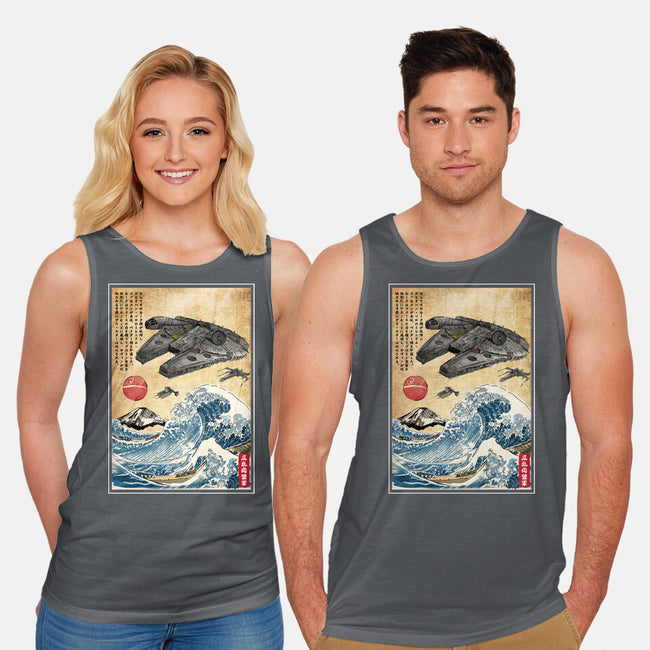 Rebels In Japan Woodblock-Unisex-Basic-Tank-DrMonekers