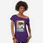 Rebels In Japan Woodblock-Womens-Off Shoulder-Tee-DrMonekers