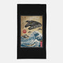 Rebels In Japan Woodblock-None-Beach-Towel-DrMonekers