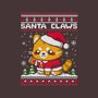 Santa Claws Cat-None-Glossy-Sticker-NemiMakeit