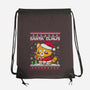 Santa Claws Cat-None-Drawstring-Bag-NemiMakeit