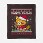 Santa Claws Cat-None-Fleece-Blanket-NemiMakeit