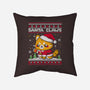Santa Claws Cat-None-Removable Cover-Throw Pillow-NemiMakeit