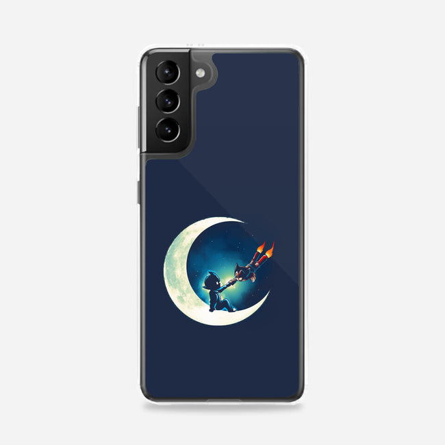 Robot Boy Moon-Samsung-Snap-Phone Case-Vallina84
