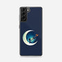Robot Boy Moon-Samsung-Snap-Phone Case-Vallina84