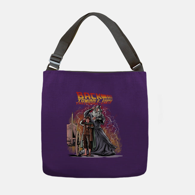 Back To The Middle-Earth-None-Adjustable Tote-Bag-zascanauta