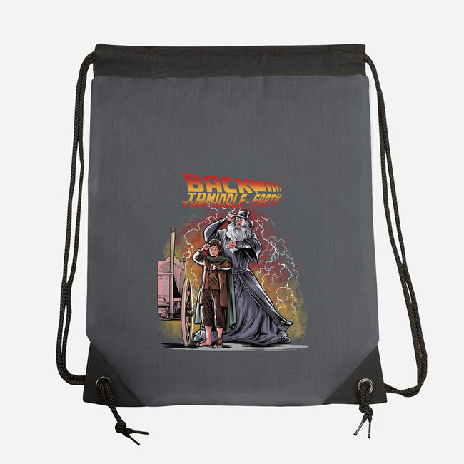 Back To The Middle-Earth-None-Drawstring-Bag-zascanauta