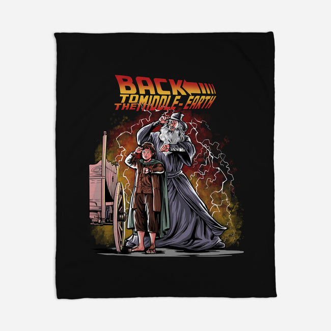 Back To The Middle-Earth-None-Fleece-Blanket-zascanauta