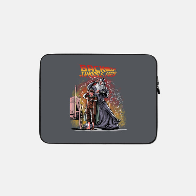 Back To The Middle-Earth-None-Zippered-Laptop Sleeve-zascanauta