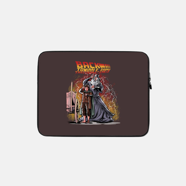 Back To The Middle-Earth-None-Zippered-Laptop Sleeve-zascanauta