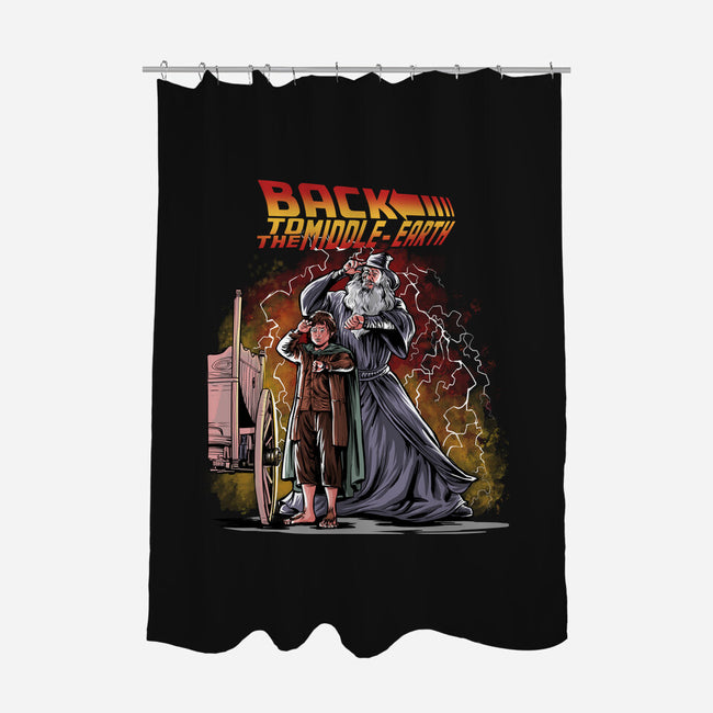 Back To The Middle-Earth-None-Polyester-Shower Curtain-zascanauta