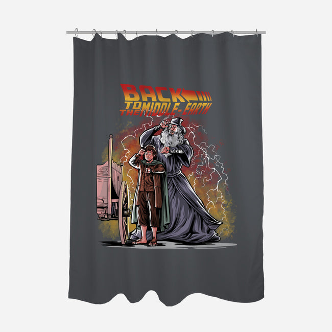 Back To The Middle-Earth-None-Polyester-Shower Curtain-zascanauta