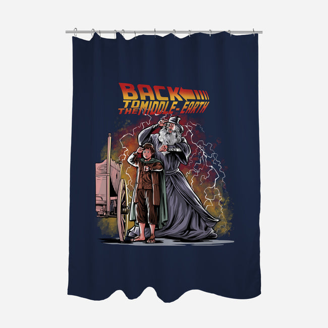 Back To The Middle-Earth-None-Polyester-Shower Curtain-zascanauta