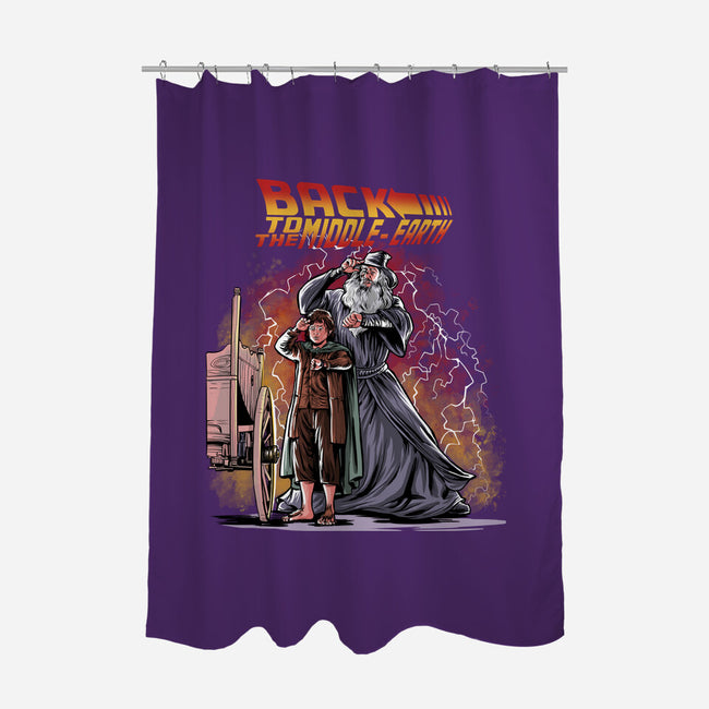 Back To The Middle-Earth-None-Polyester-Shower Curtain-zascanauta