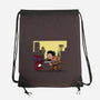 Kraven Fudd-None-Drawstring-Bag-zascanauta